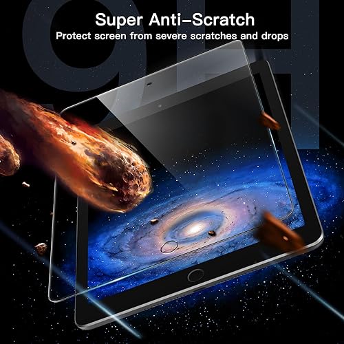 Miniatura 4 de JETech Protector de pantalla para iPad (9.7 pulgadas, modelo 2018/2017, 6ª/5ª generación), Air 2/1, Pro 9.7 pulgadas, película de vidrio templado