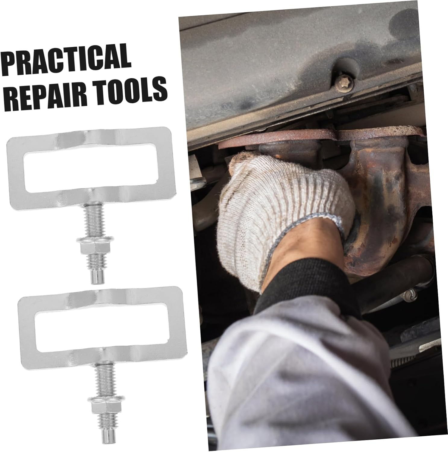 2Pcs Manifold Screw Repair Clamp Kit for Systems Durable Construction Compatible with Various Truck Models Enhances Performance and Efficiency