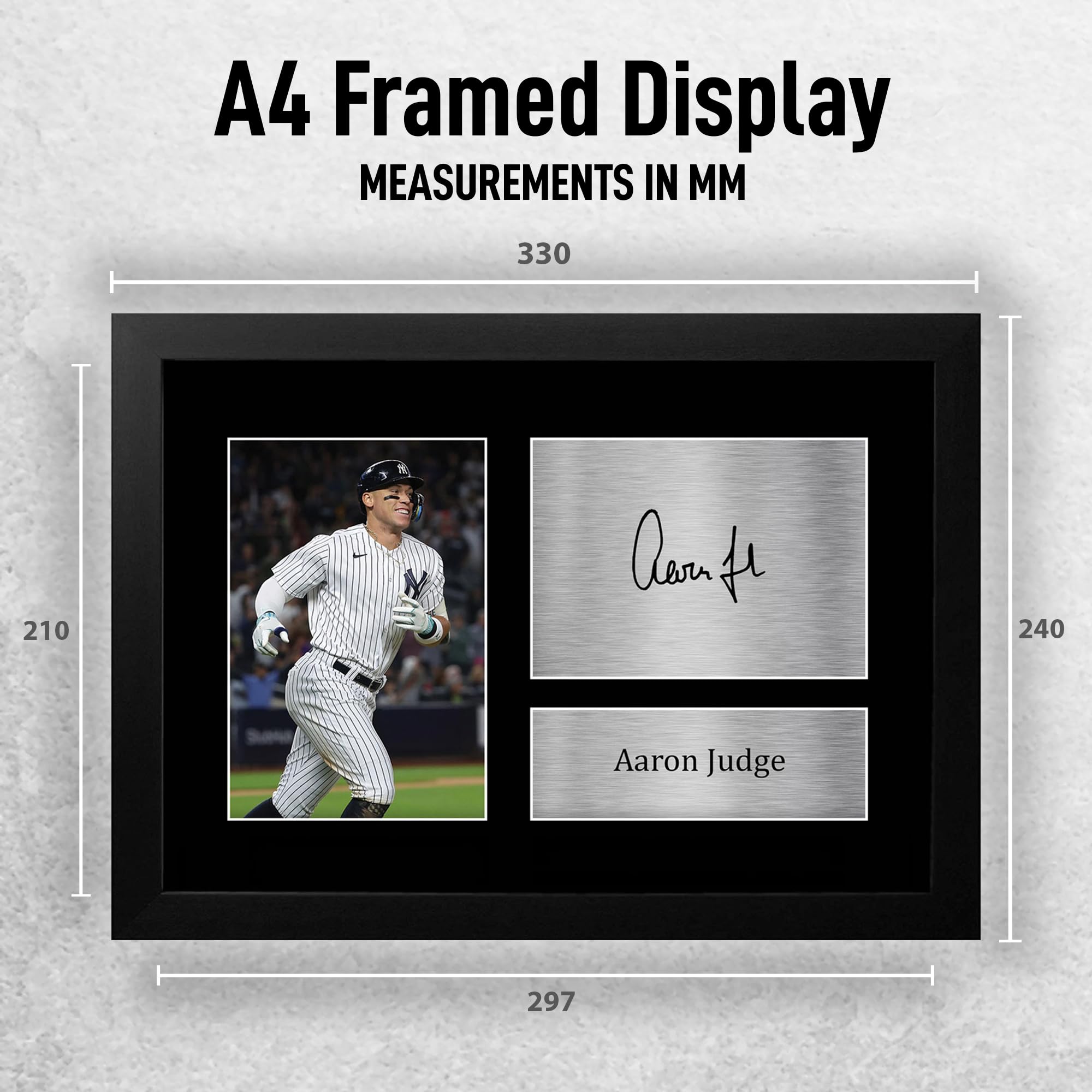 Amazon.co.jp: HWC Trading FR A4 アーロンジャッジ ニューヨーク