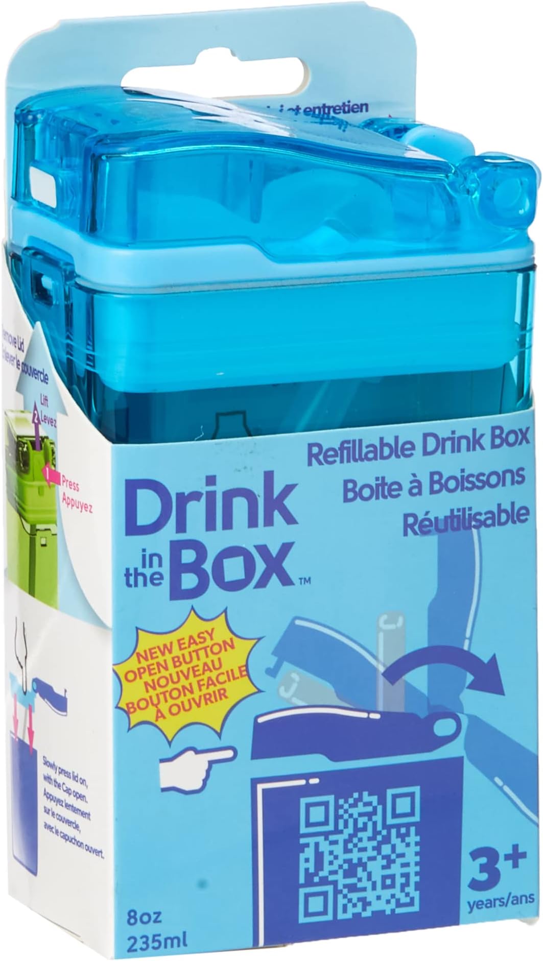 Drink in the Box 1908BL Sippy Cups (Blue)