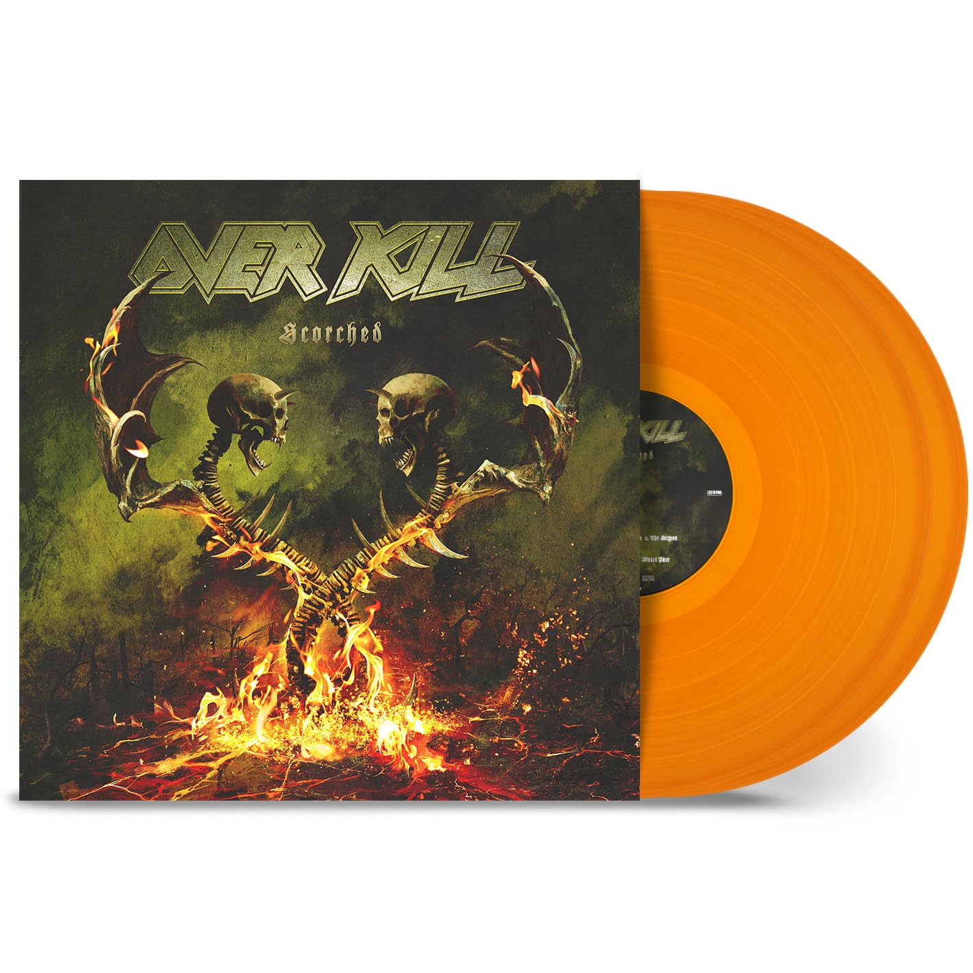 Overkill Scorched Vinyl LP Colored Orange New And Sealed