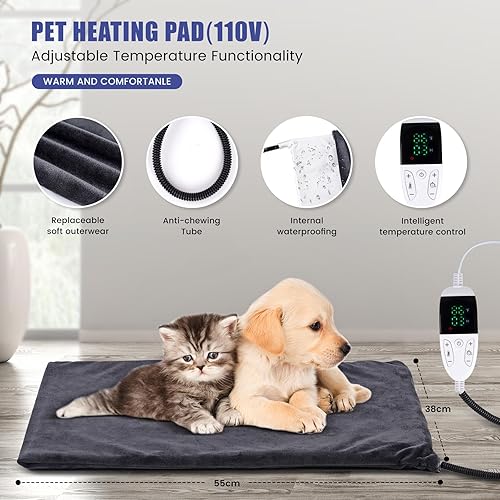 Miniatura 5 de Incubadora de cachorros con calefacción y oxigenador, incubadora para cachorros, incubadora de gatitos, incubadora de perros para cachorros,