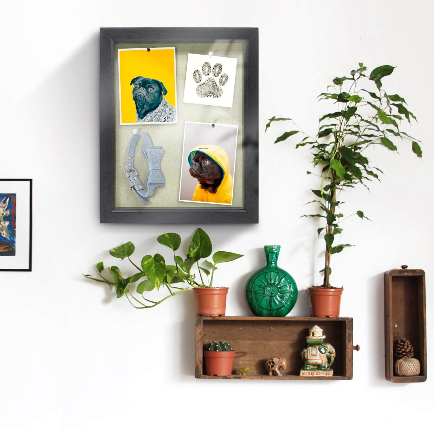 ForKeeps 8x10in Wood Shadow Box Frame Shadow Box Display Case