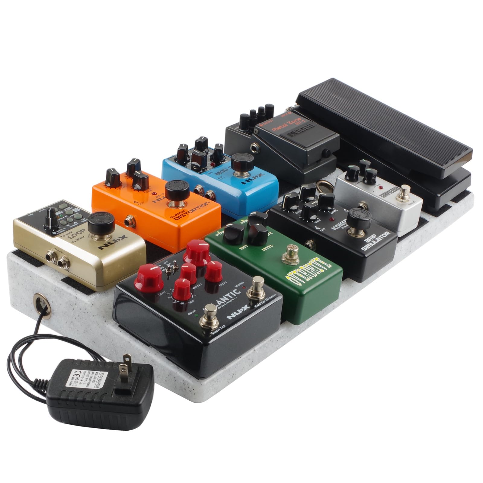 Pedaliera leggera per effetti per chitarra, con ampio layout e potere di nascondere, per musicisti professionisti, compatta e leggera, con piattaforma di effetti professionali integrata Power Hide