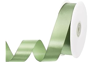 Sage Green Satin Ribbon: Elevate Your Crafts and Decor