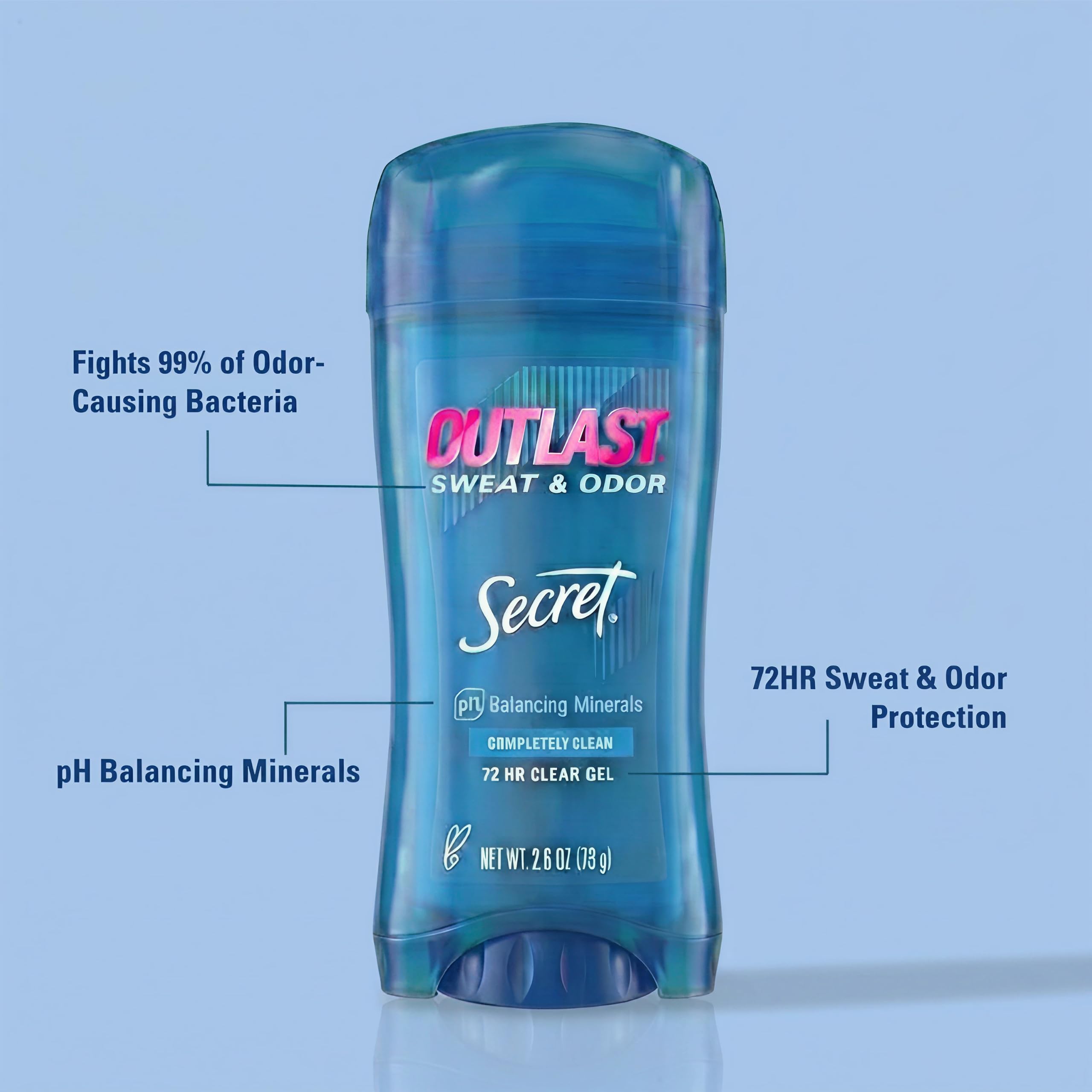 Secret Outlast: 72hr Sweat & Odor Protection -2