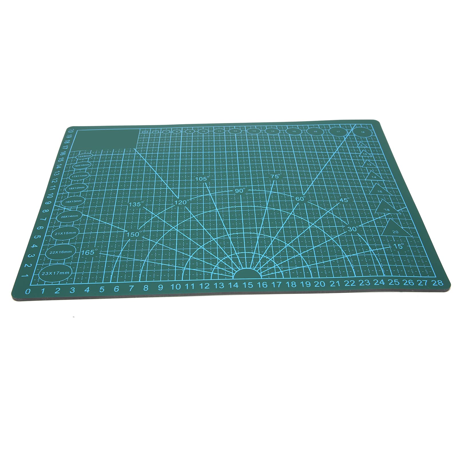 Rollschneider-Set mit selbstheilender A4-Schneidematte, 5 Ersatzklingen und Werkzeug-Aufbewahrungstasche für Lederschnitzerei, Gravur, Stoffkunst, Patcharbeiten, Nähen und