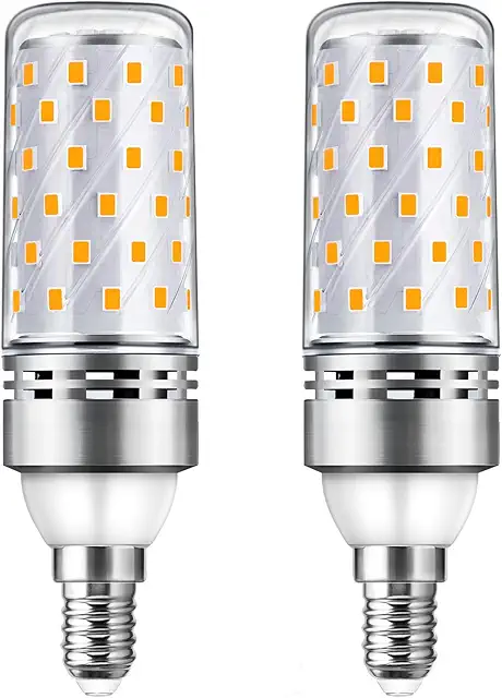E14 LED Mais Birne Warmweiß 12W, 1450LM, 2 Stück - Energiesparlampe