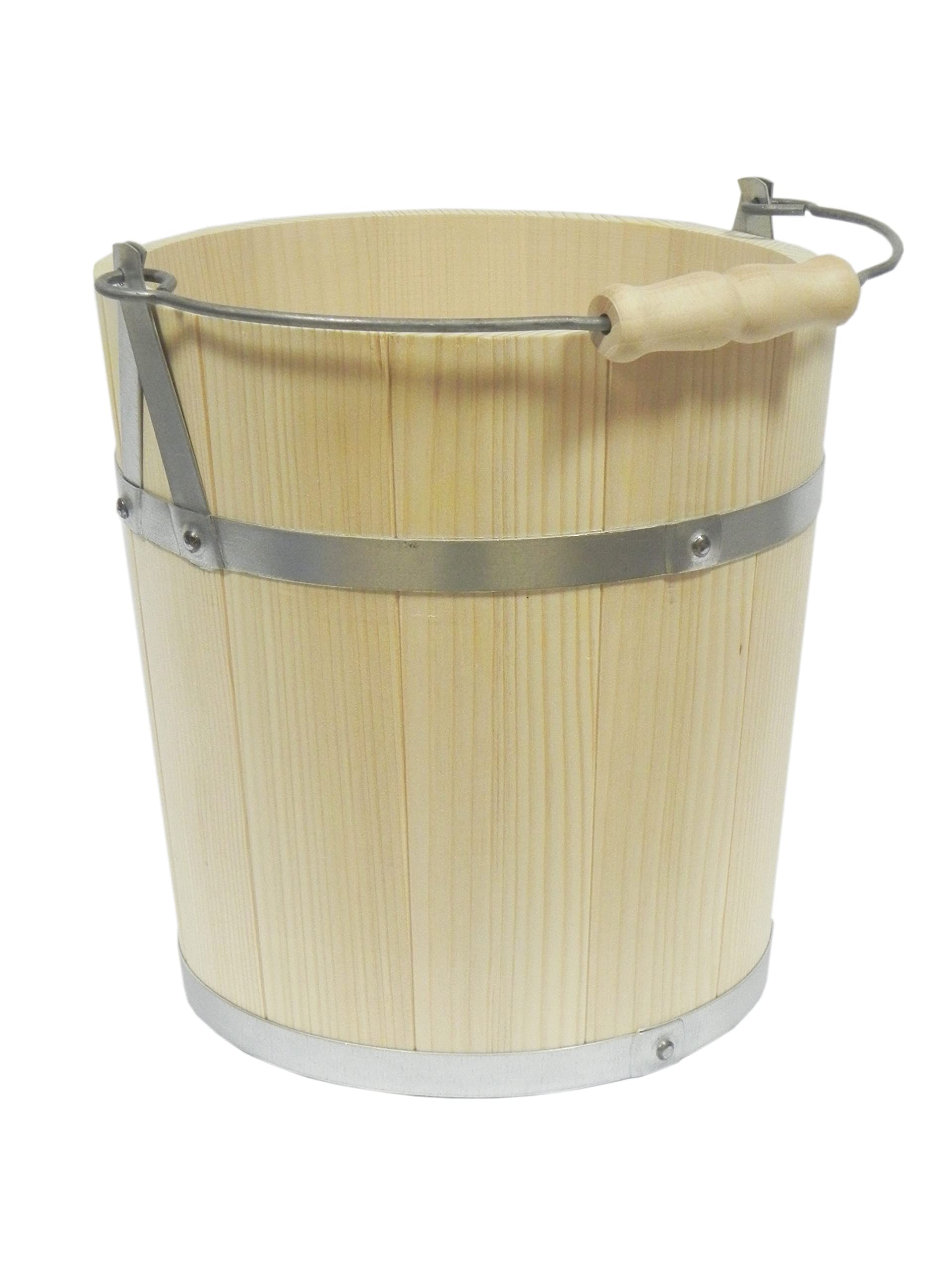 COLLECTOR Holzeimer mit Metallgriff 8 Liter