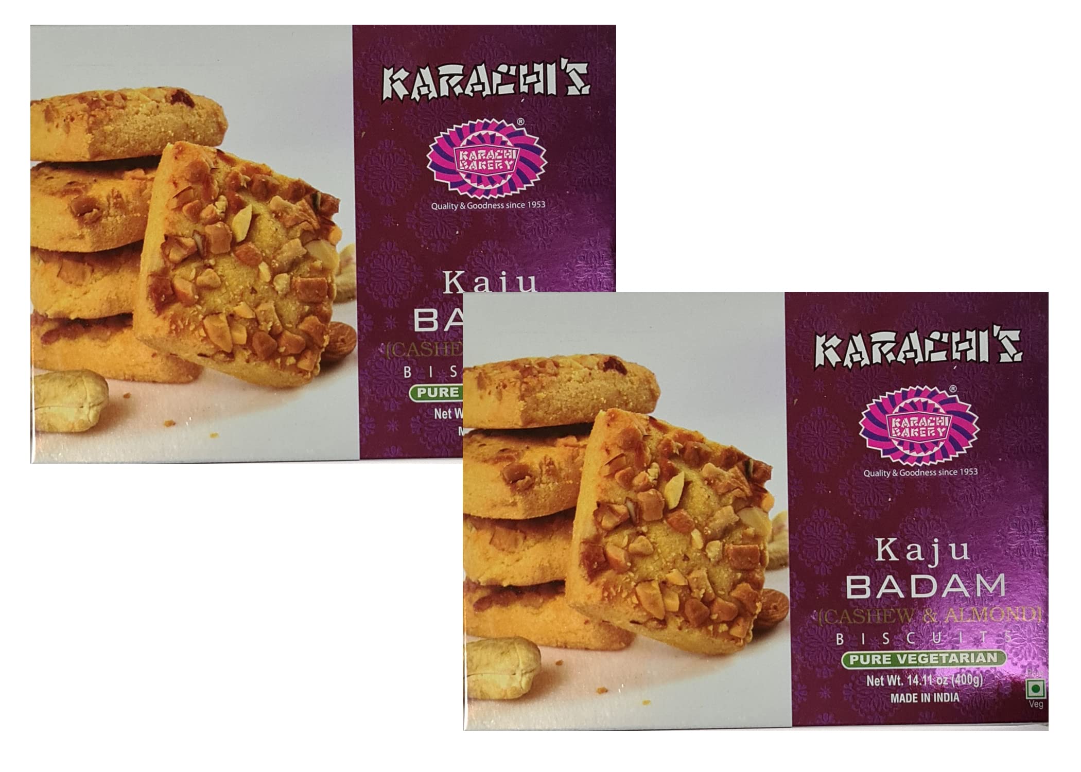 Buy Karachi Bakery Cashew and Almond Biscuits 400g A Flaky, Crispy
