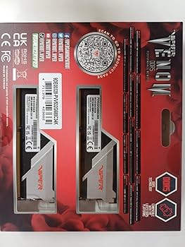 メモリー Patriot Viper Venom RGB DDR5 (2 x 32GB) Patriot Memory Viper Venom RGB DDR5 RAM 32GB (2X16GB
