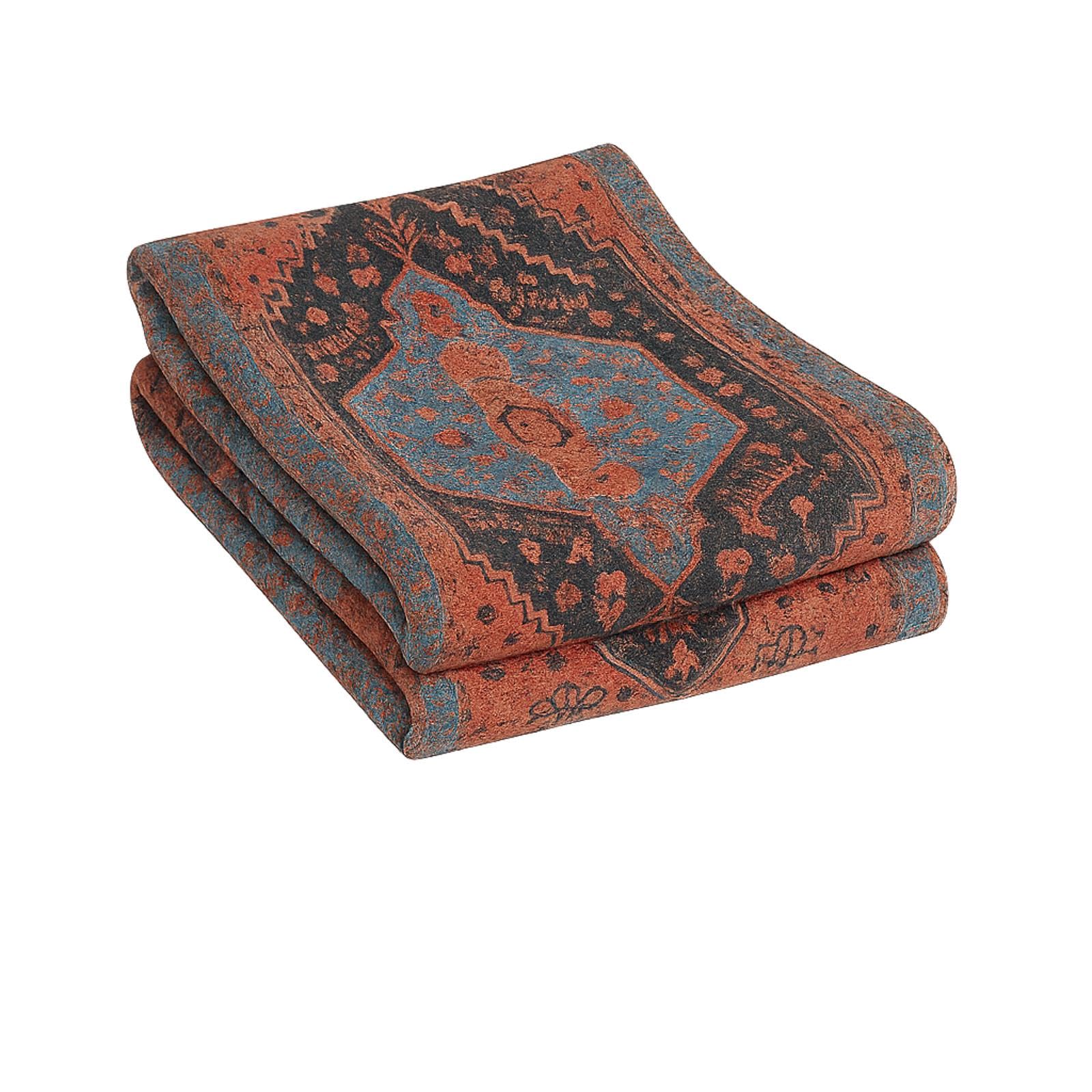 Decoranddecor Tappeto tradizionale per camera da letto, 160 x 230 cm, lavabile, a pelo basso, adatto agli animali domestici, motivo orientale, per soggiorno, facile da pulire, resistente, Lunora
