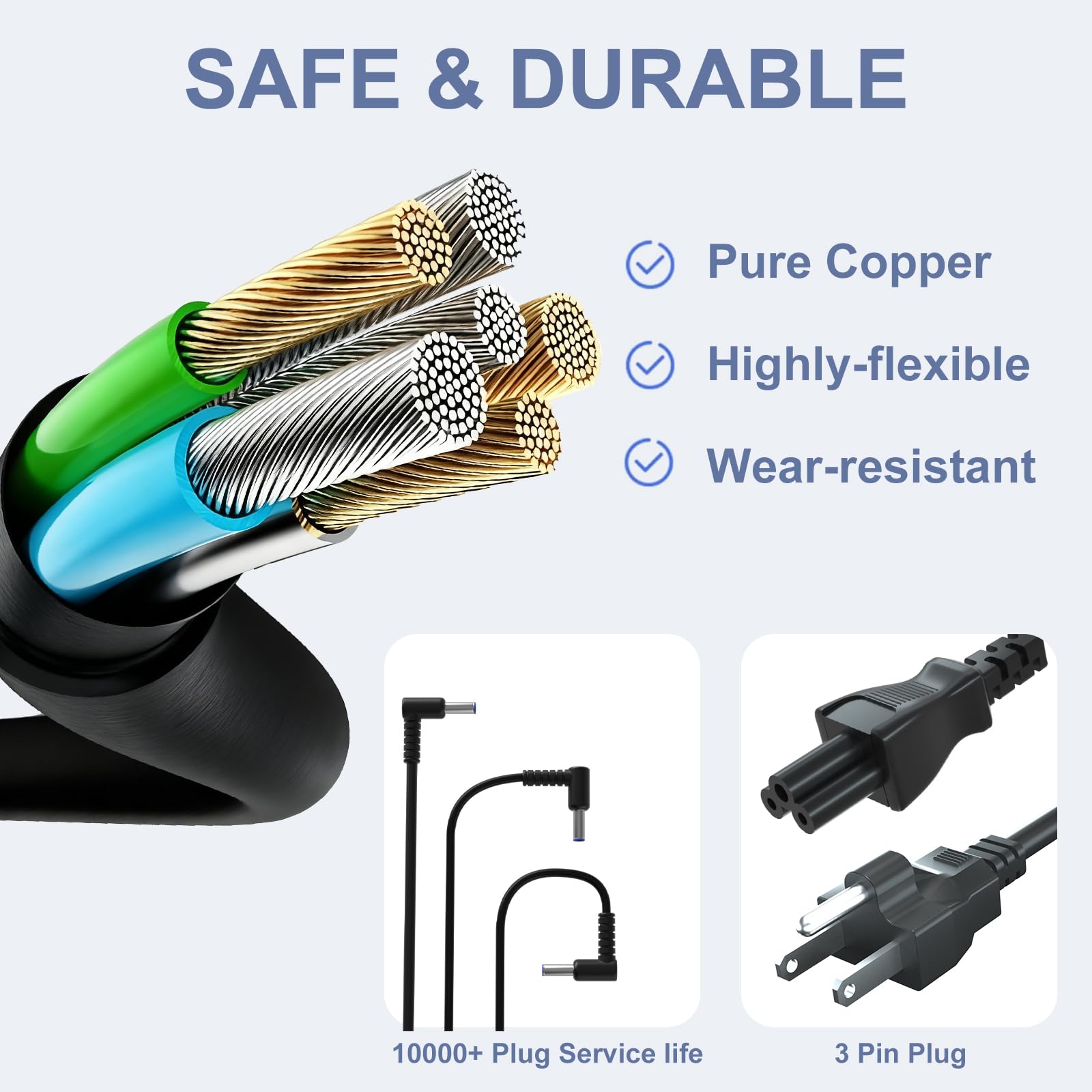 120W Cargador Strom Para HP Dock USB-C G5 Universal Docking Station G2