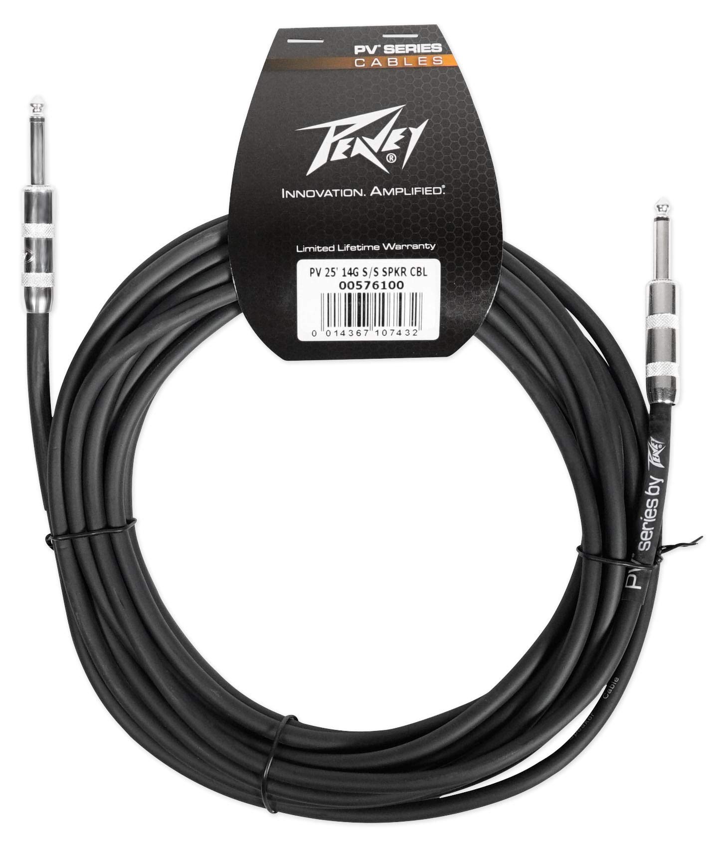 Amazon.com: Peavey PV 25 Ft. 14-gauge S/S Speaker Cable : Electronics