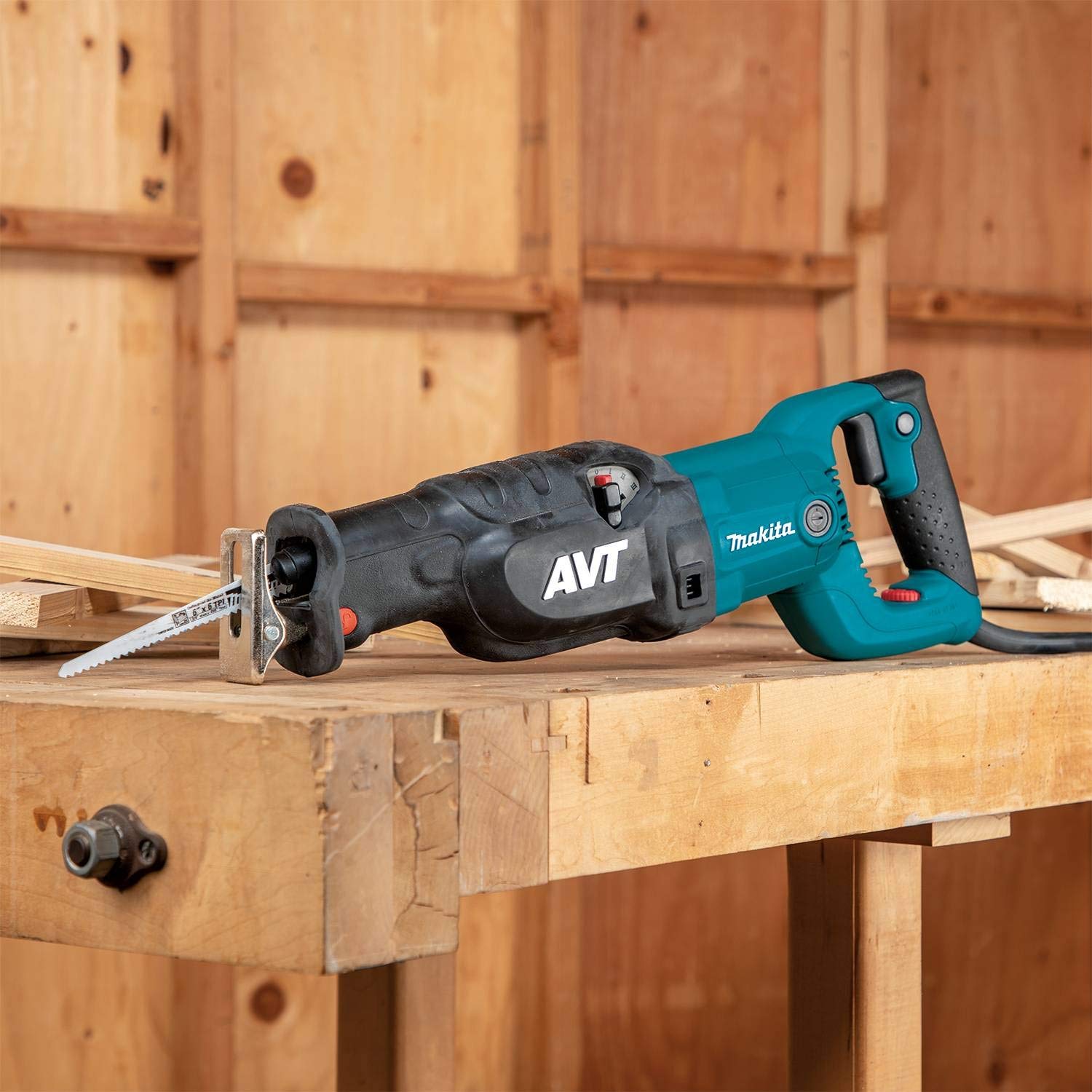 Makita Jr3070Ct Piła, Czarny/Niebieski, 550 mm x 130 mm x 310 mm & Makita P-83945 zestaw brzeszczotów do piły szablastej
