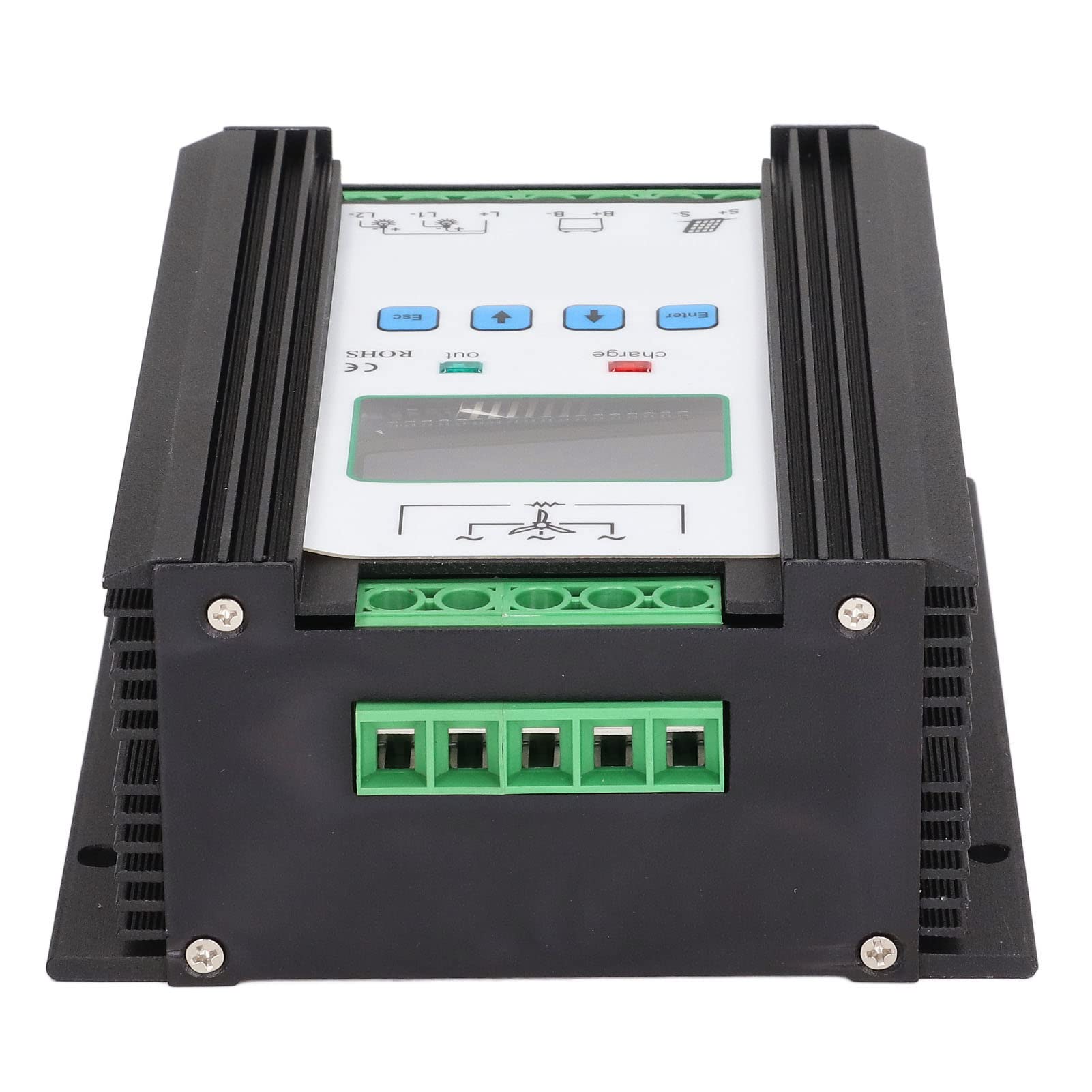Contrôleur Hybride Solaire éolien, écran LCD Numérique 12V 24V 600W