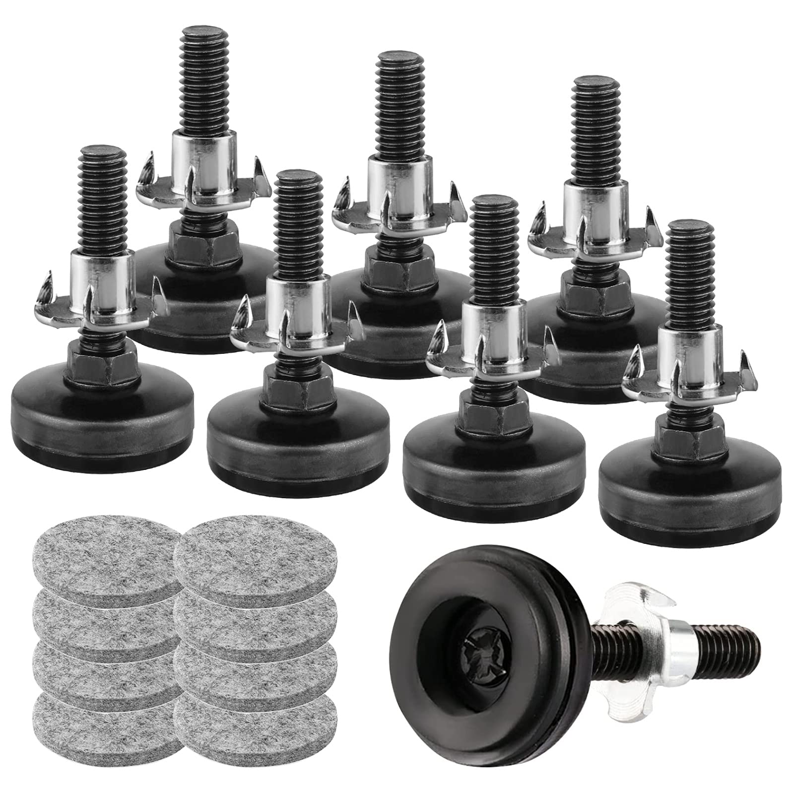 Adjustable Feet Levelers, Heavy Duty Adjustable Legs for Furniture