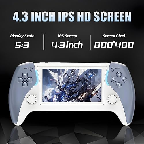 Miniatura 5 de Project X PRO - Consola de juegos de mano retro para más de 20000 juegos, 20 emulador de mano, pantalla IPS de 4.3 pulgadas, consola de juegos