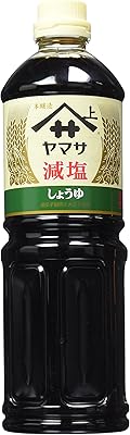 Yamasa Low Sodium Soy Sauce, Reduced Salt Japanese Shoyu | 34 Fluid Ounce | Preservative Free