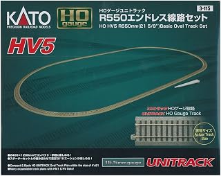 USA Model Train Products HV5 UNITRACK R550mm Basic Oval Track Set, 21 5/8"