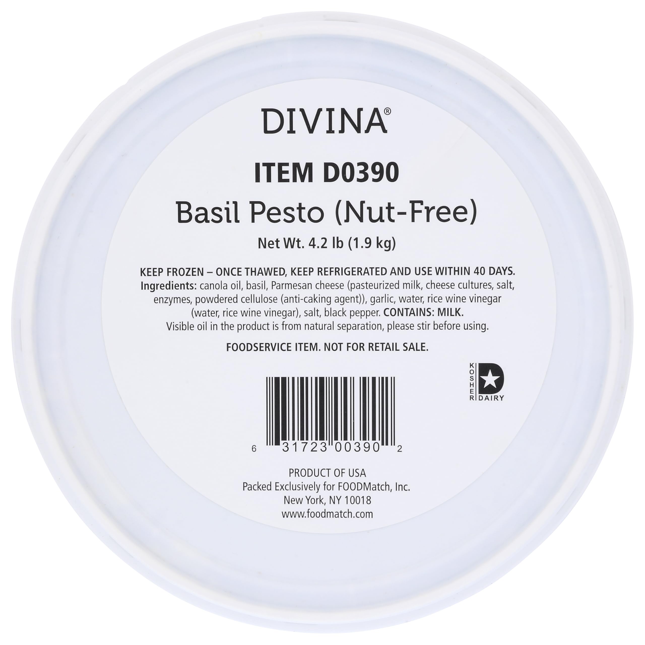 Farm Country Divina Pesto Basil, 4.25 lb