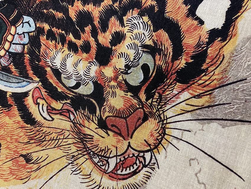 A8410 木版画 浮世絵 歌川国芳 一勇斎『本朝水滸伝剛勇八百人