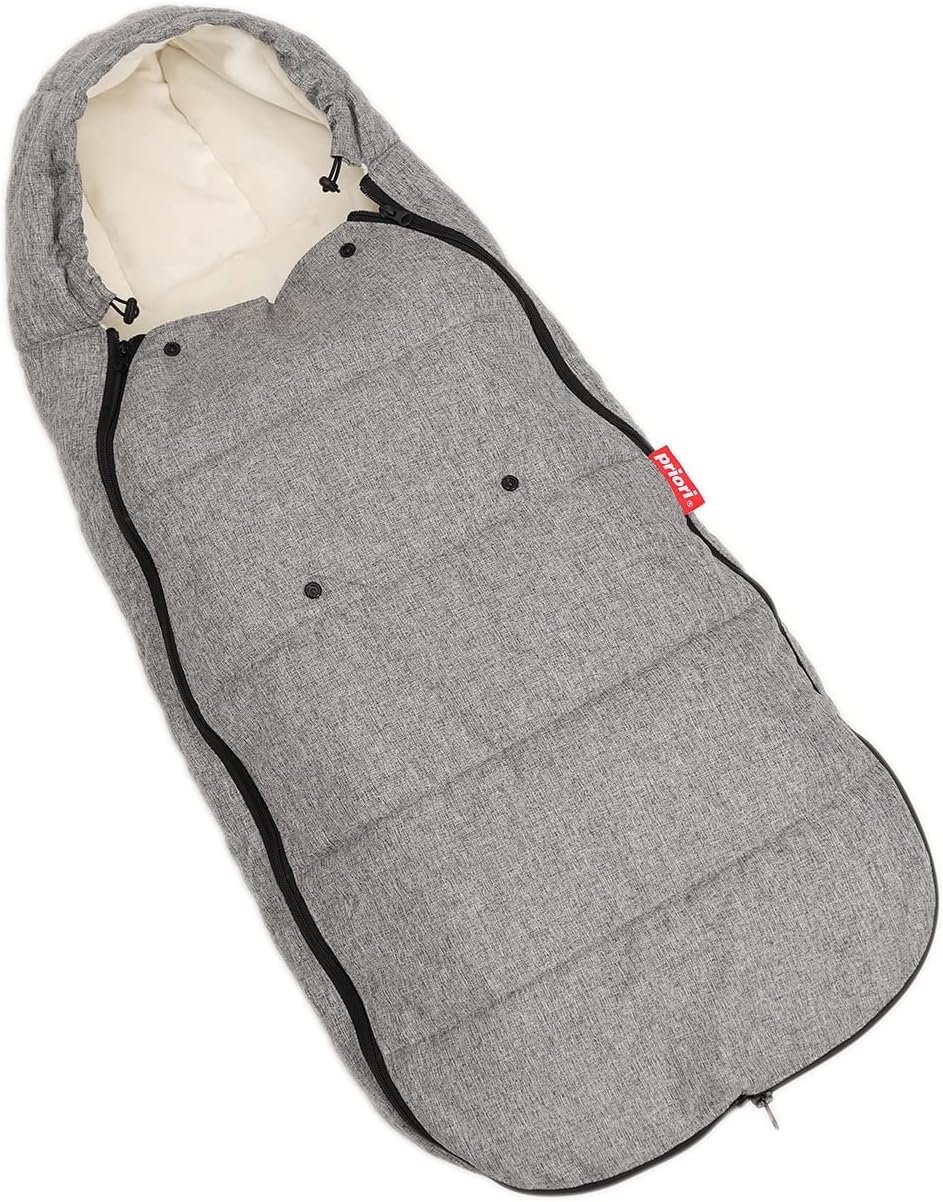 WarmSleeping Bag for Baby & Infant,Waterproof Winter Outdoor Tour Universal Stroller Footmuff with All Neat Features,Fits All Stroller, M6-36 Toddler 3 in 1 Stroller Bunting Bag (Gray) : Baby