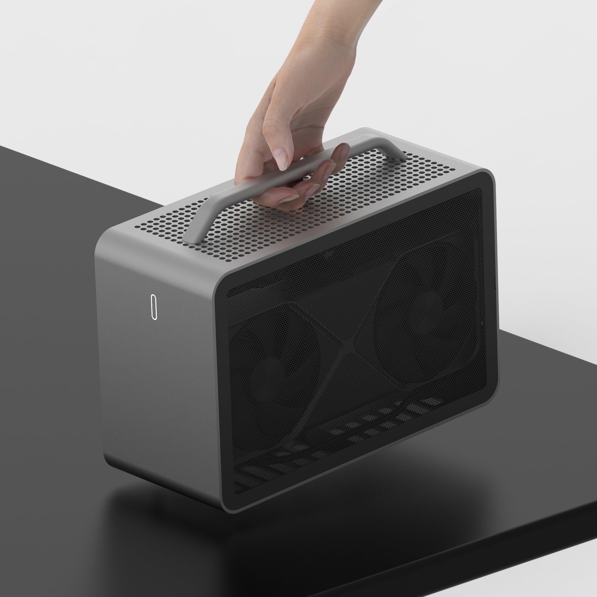 Amazon.co.jp: COOJ SF3 Mini ITX A4 SFF アルミニウムポータブル