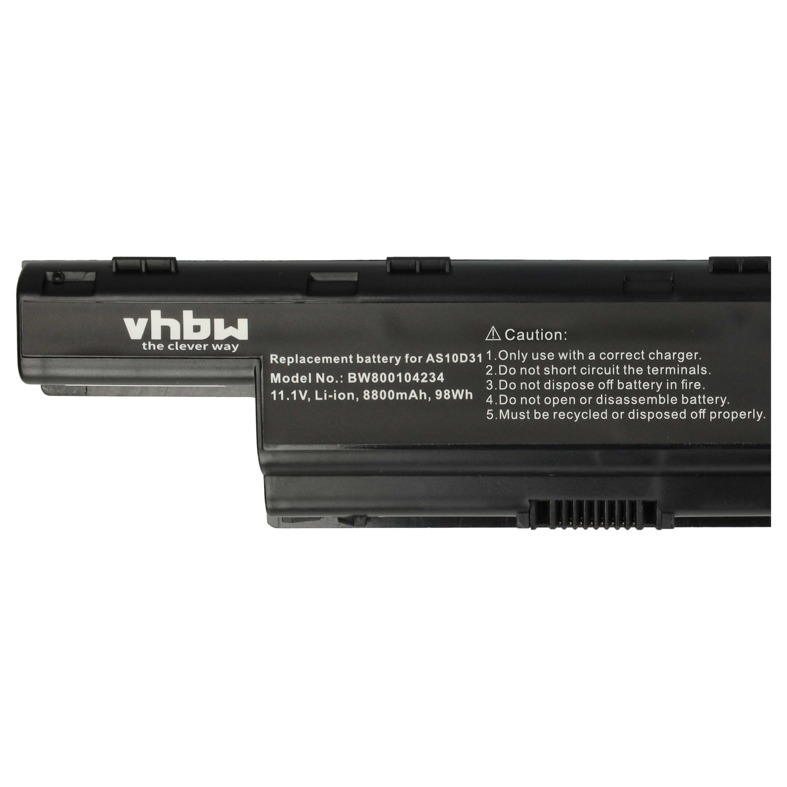 vhbw Li-Ion Akku kompatibel mit Acer Aspire V3-772