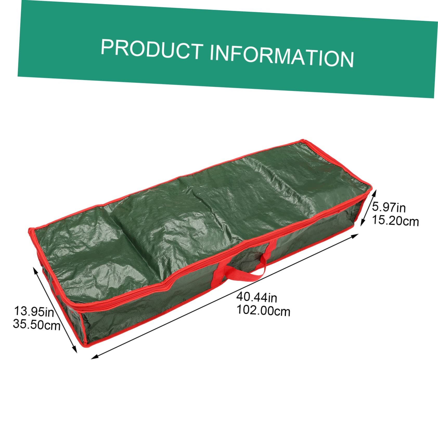 Borsa Organizer per Carta da Regalo Sotto Letto, Verde