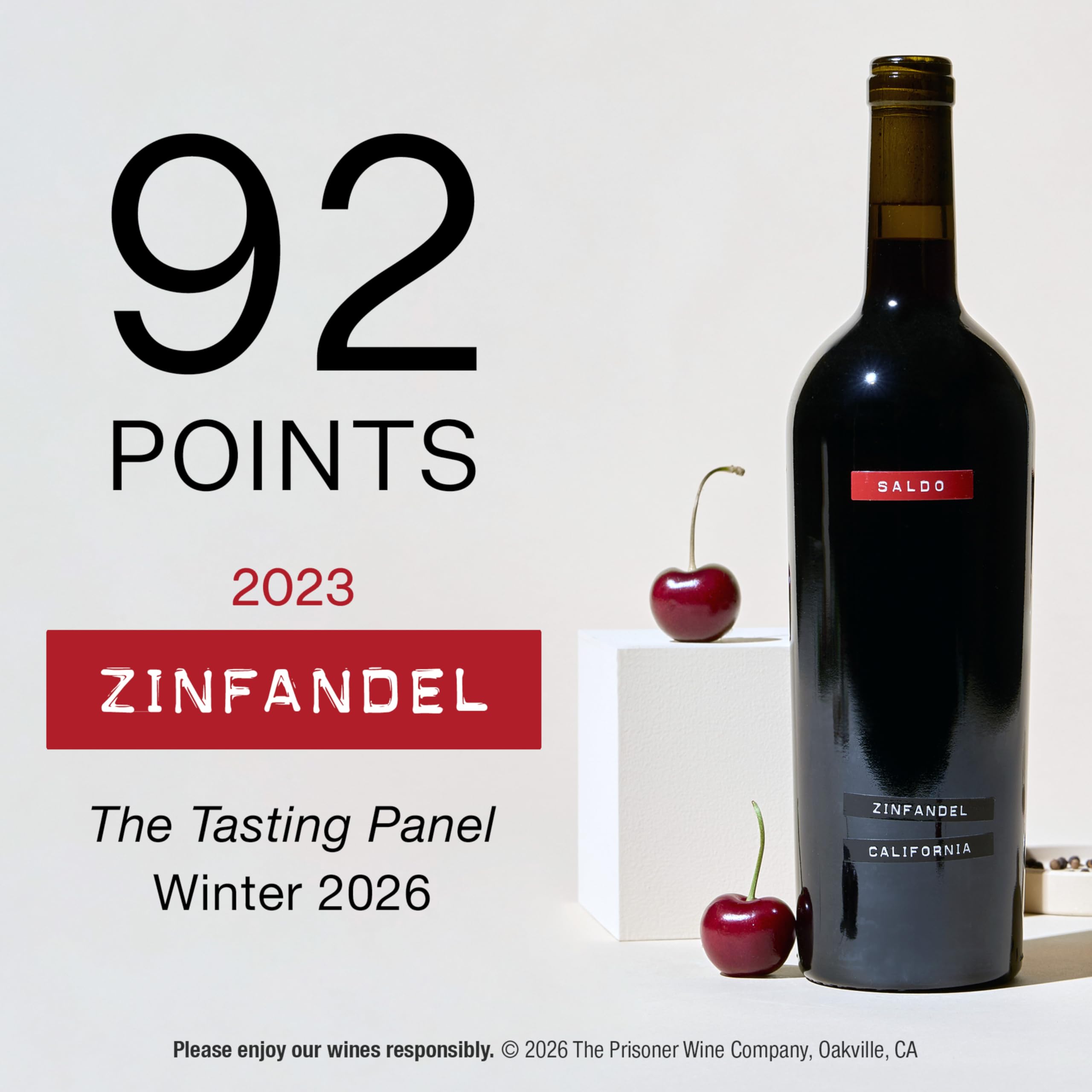 Saldo Zinfandel Red Wine by The Prisoner Wine Company, 750 mL 