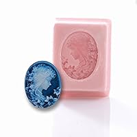 Algopix Similar Product 8 - Victorian Lady Cameo Silicone Mold Food