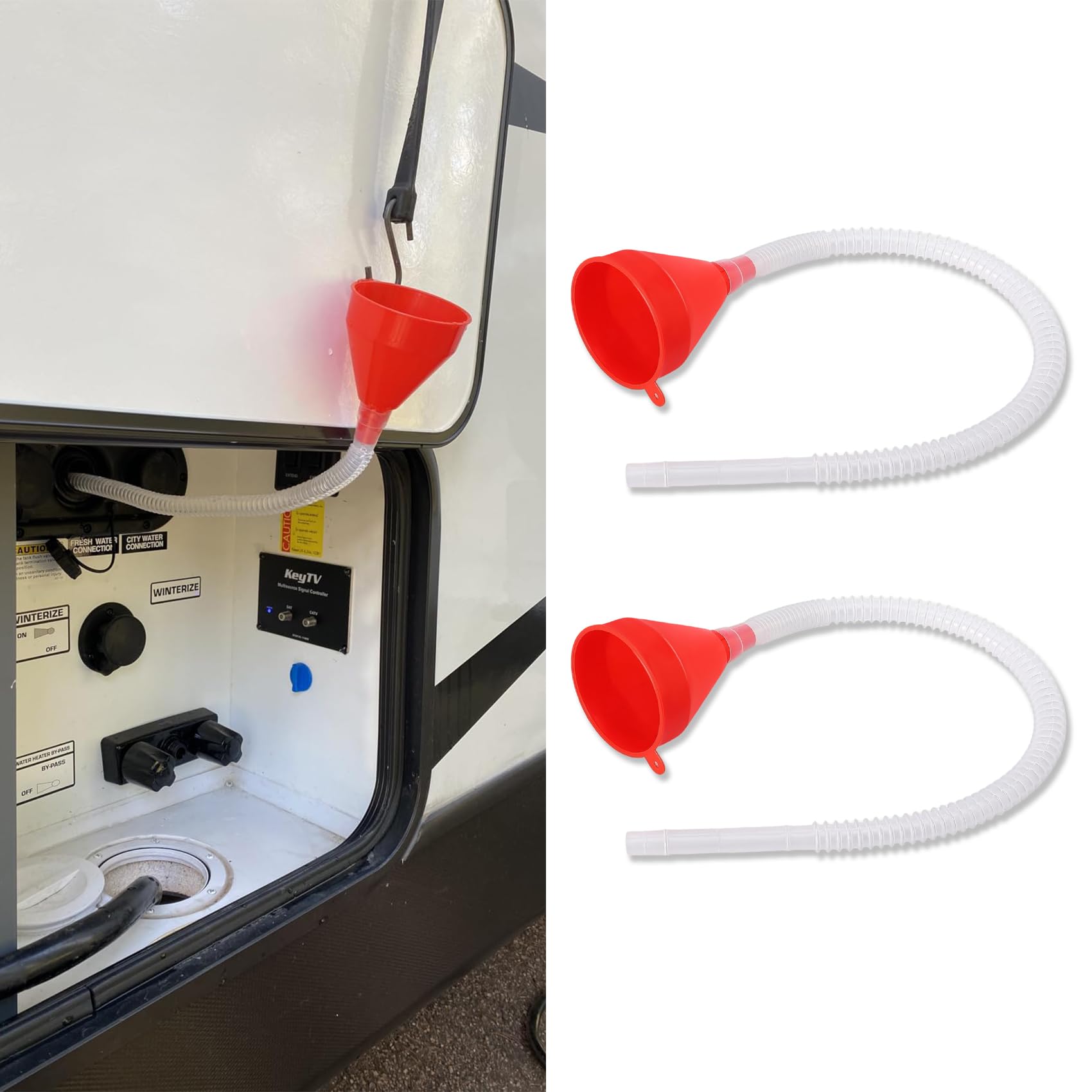 HQRNYP 2PCS Funnels - oil system tools | Mubboo