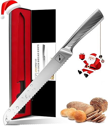 Miniatura 38 de imarku Santoku Cuchillo de chef de 5 pulgadas, cuchillo asiático ultra afilado, cuchillo de chef japonés, acero inoxidable japonés SUS440A, mango
