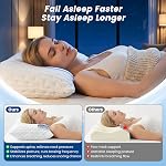 Shredded Memory Foam Pillows for Sleeping Luxury Hotel Pillows Queen Size Set of 2 Adjustable Loft Bed Pillow for Side Back Stomach Sleepers with Removable Washable Cover, White