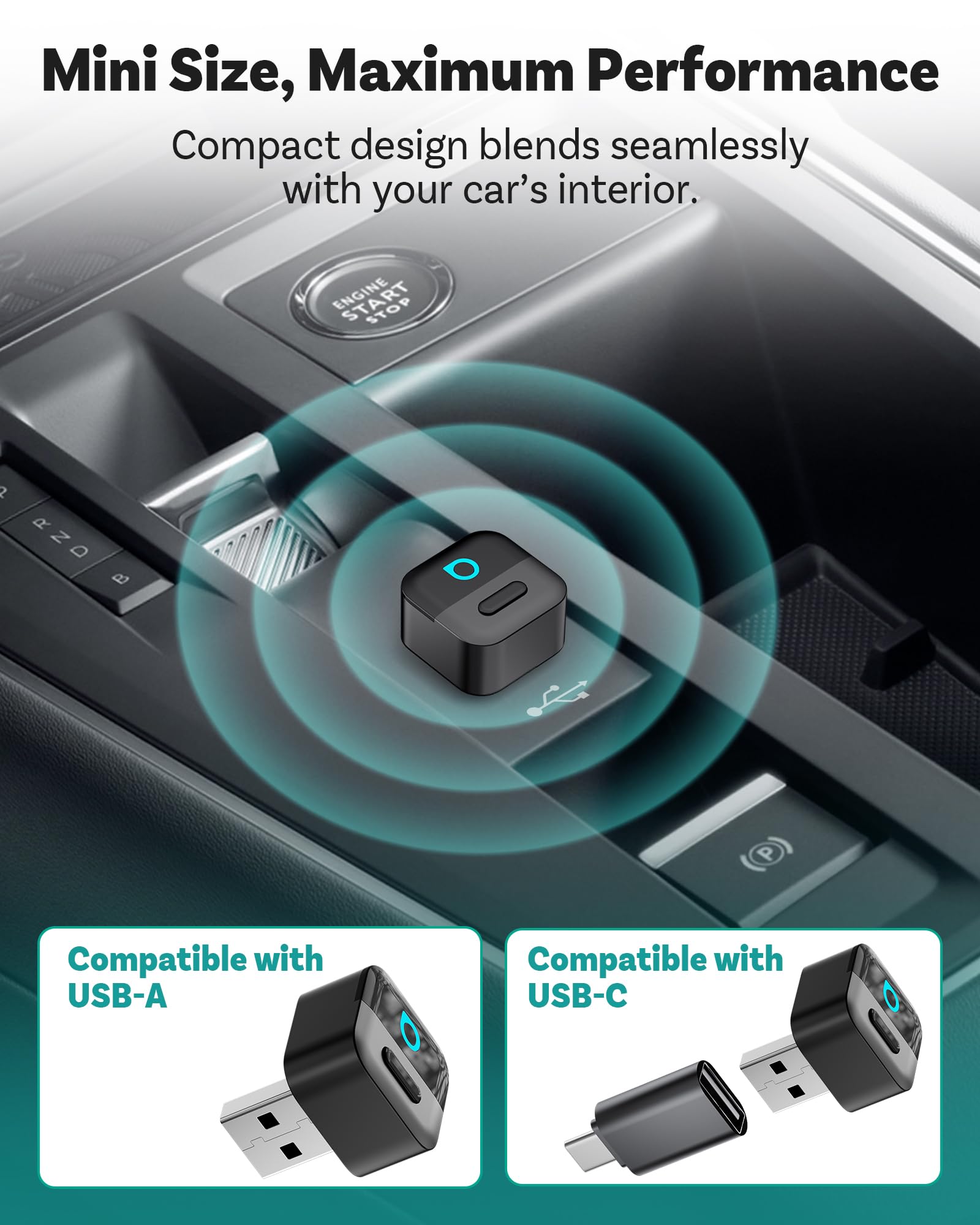 Amazon.com: OTTOCAST Mini Pico Wireless CarPlay & Android Auto