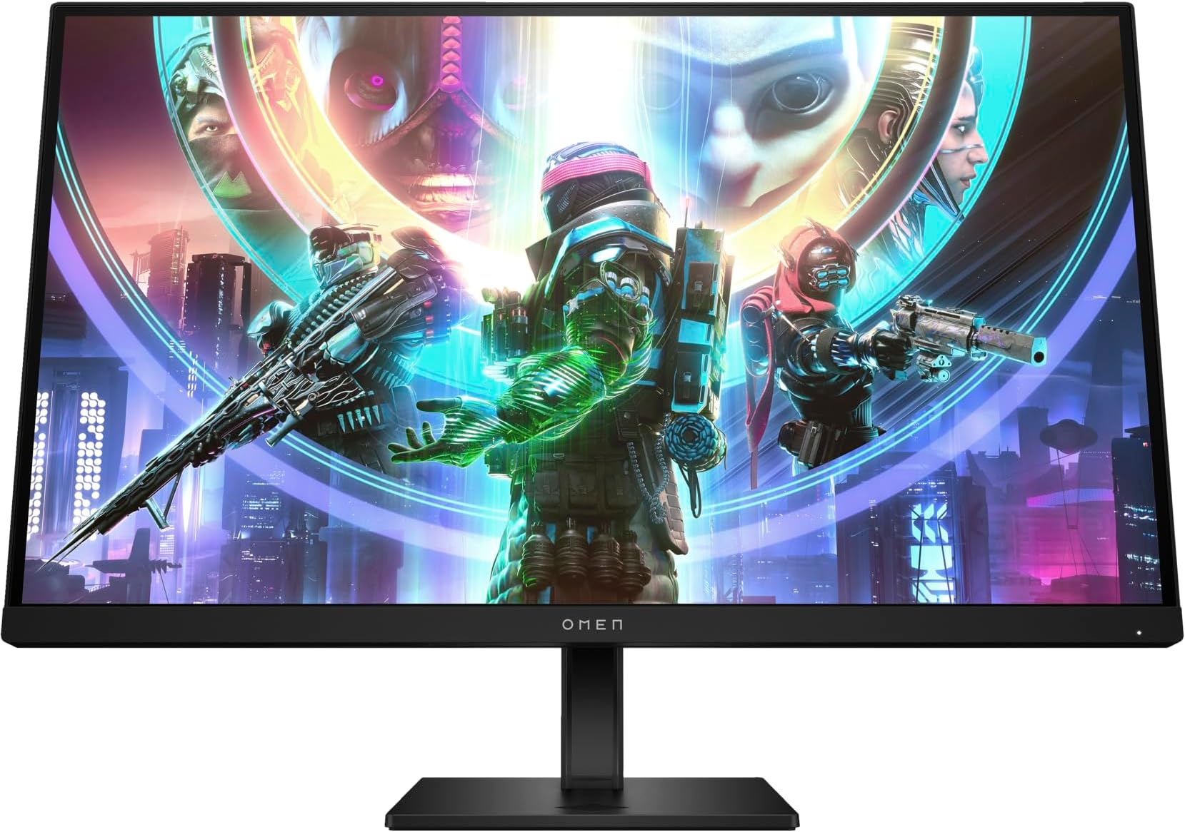 HP OMEN 31.5 inch QHD 165Hz Curved Gaming Monitor - OMEN 32c; Adjustable Stand; VESA mountable; Eyesafe® Certified Eye Ease; HDR, 780K7AA
