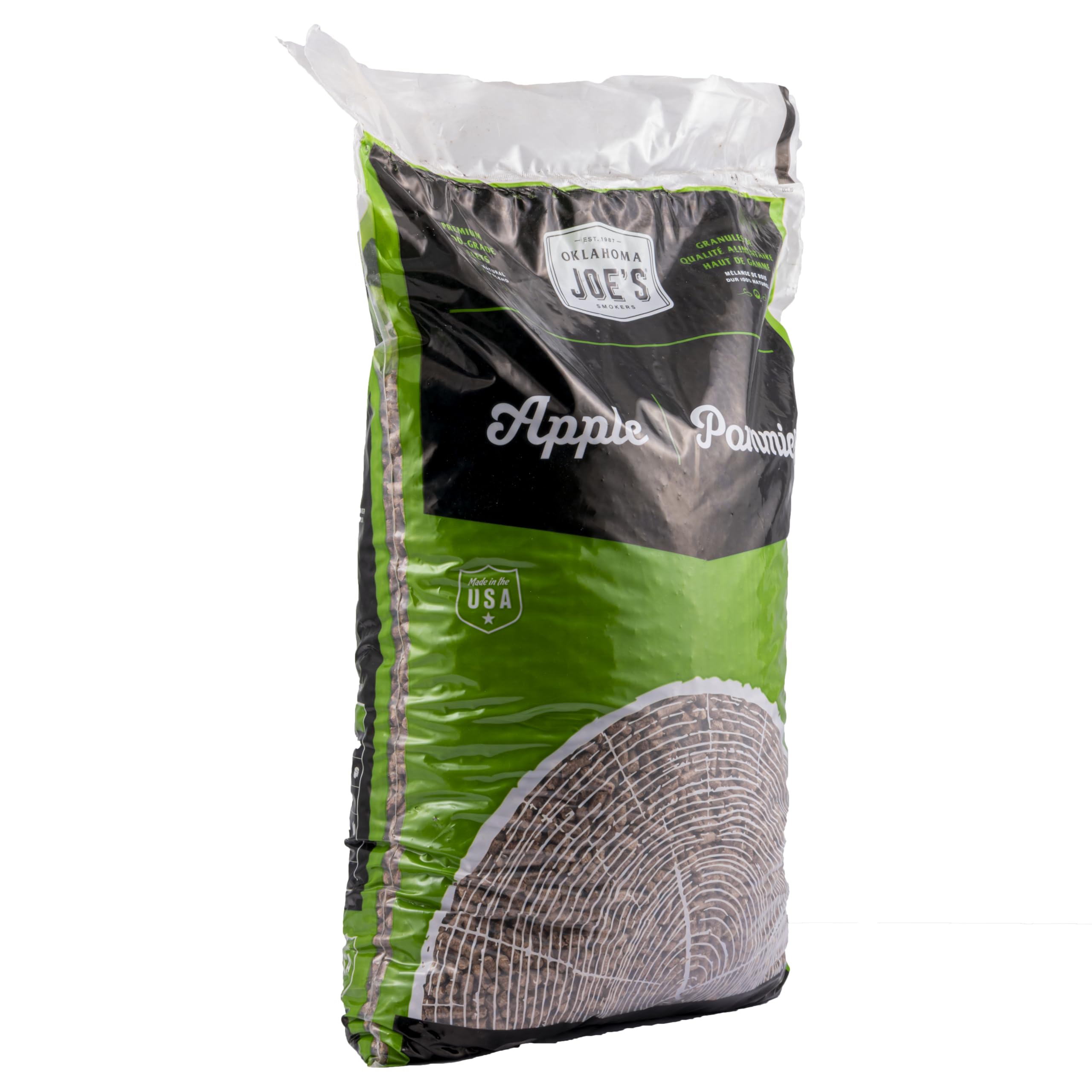 Oklahoma Joe's Pellets de madera de manzana, bolsa de 20 libras - 2778407
