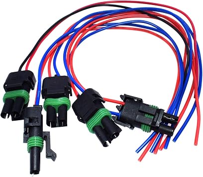 5PCS T56 Backup Light Connector Wiring Pigtail For GM LT1 LS1 Lamp Transmission