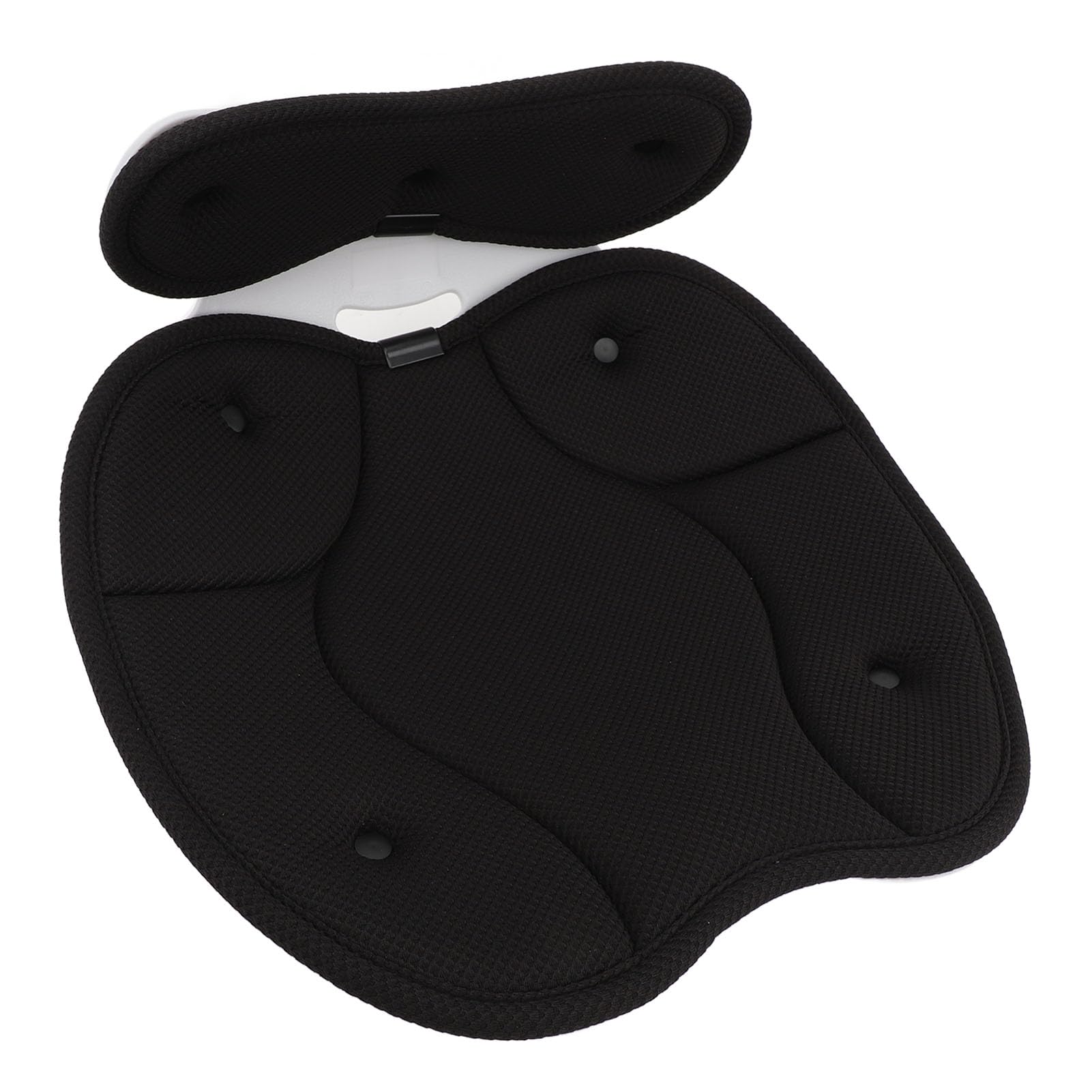 Correcteur de Posture Coussin de Chaise de Support Lombaire, Chaise Respirante Assise Posture Correction du Soutien Lombaire pour la Maison (Black)