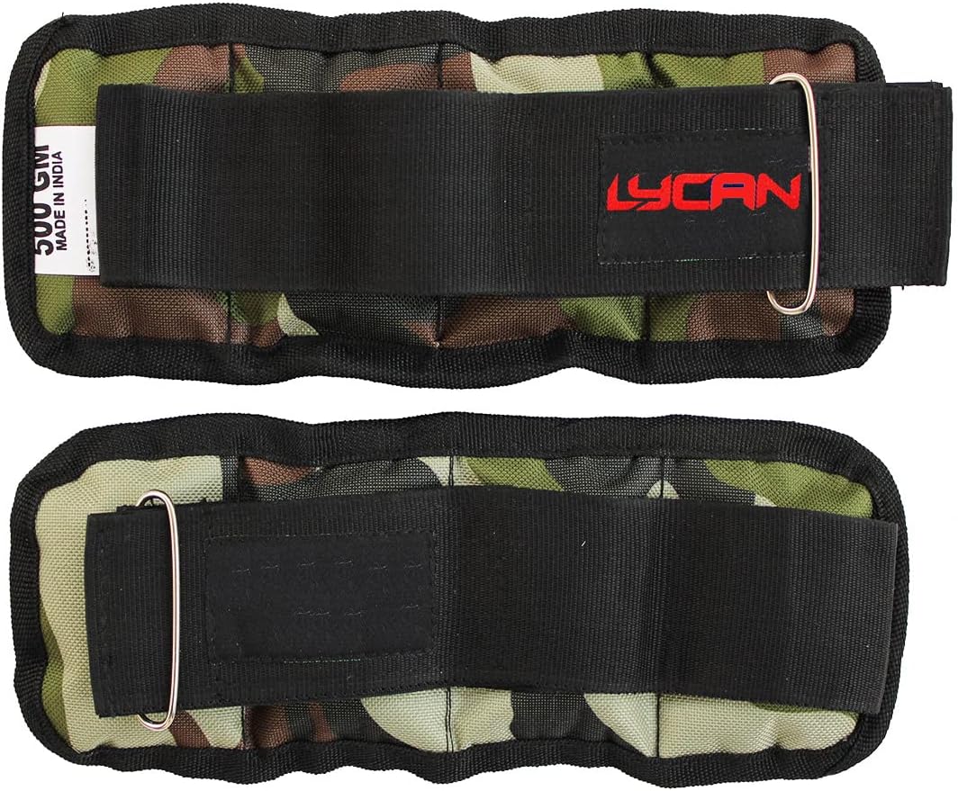 Neulife Camouflage 500 Gram x 2 pc (net Weight 1kg) Ankle & Wrist Weight