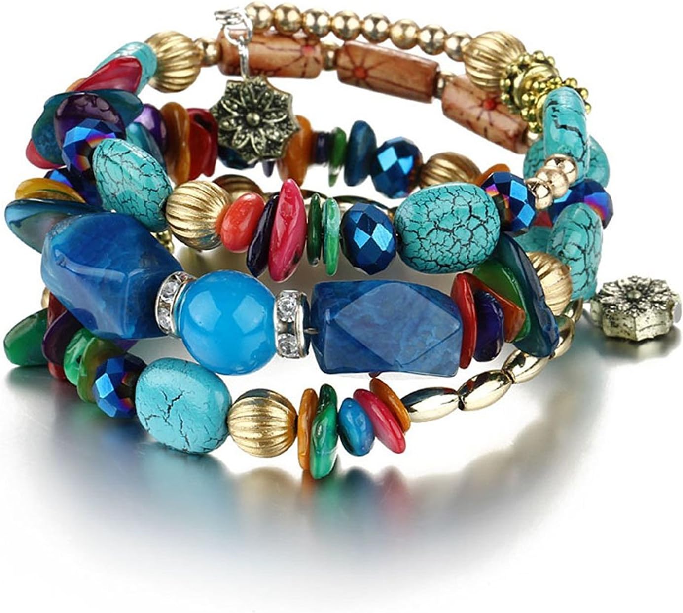 Jewelry Blue Stone Stylish Bracelet for Women & Girls(rrsd9236b)