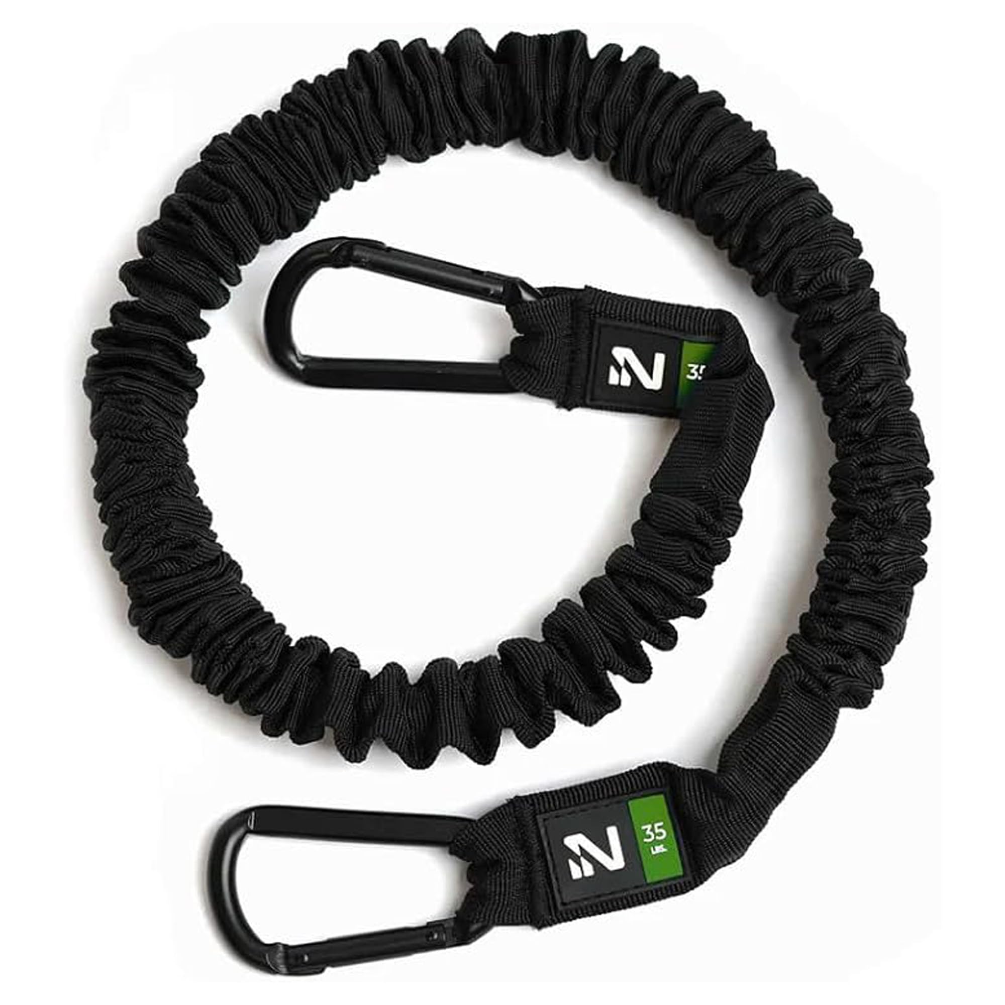 Iron Neck Resistance Band, Durable Exercise Band with Steel Carabiners for Neck Training, Strength Workouts, Stretching, and Rehab