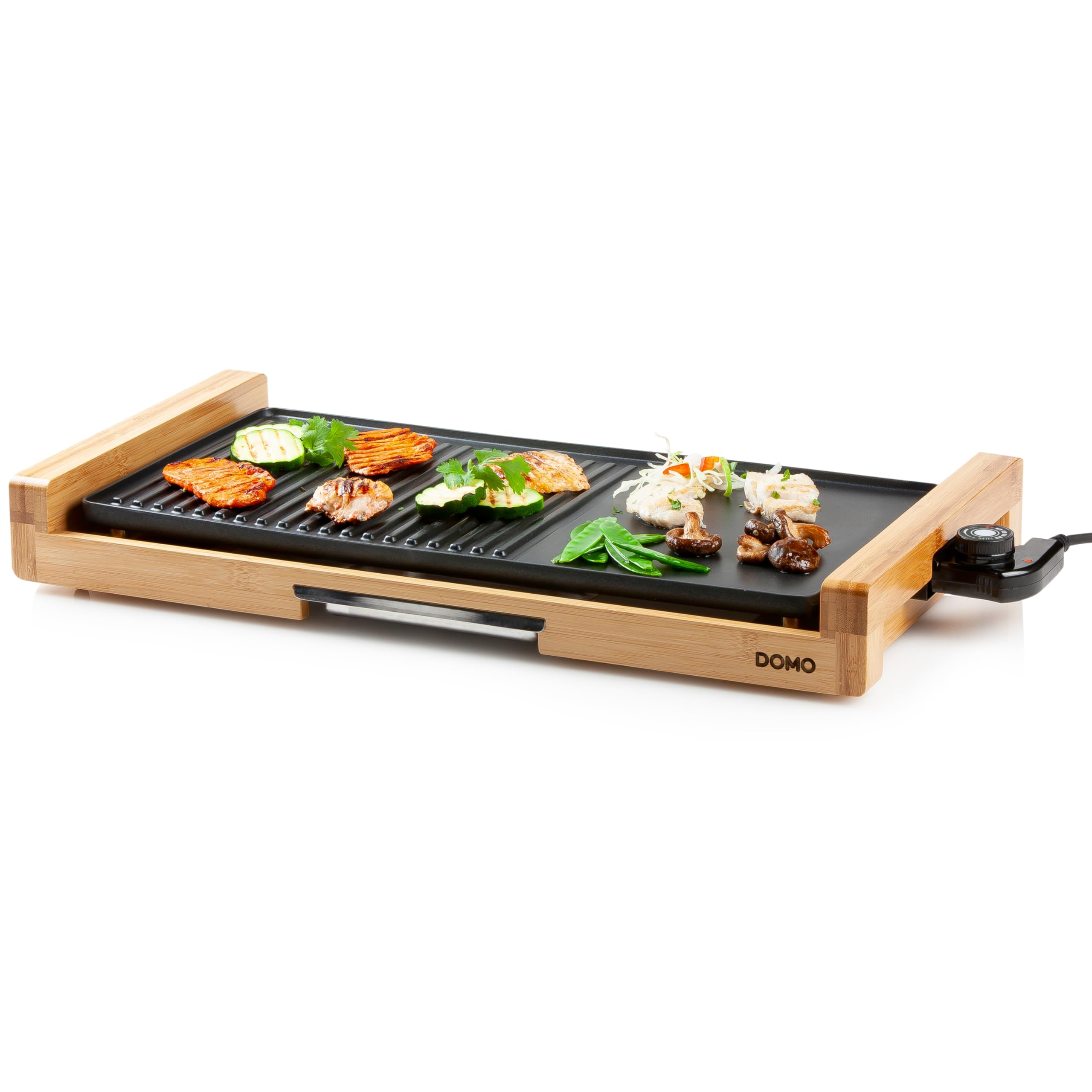 DOMO DO8311TP Teppanyaki Bamboo - 60cm - 2200W