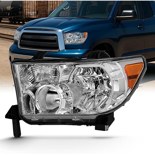 AKKON - Fits 2007-2013 Tundra Pickup / 2008-2017 Sequoia SUV OE Style Headlight Driver Left Side
