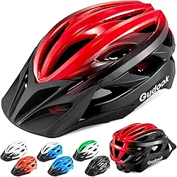 Capacetes de bicicleta para homens – Capacete de bicicleta feminino adulto – Capacete de ciclismo leve e ajustável com viseira removível para ciclistas de estrada de montanha