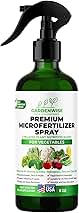 Premium Microfertilizer Foliar Spray - Chelated Plant Nutrition Blend with Chelated Iron for Vegetables. Perfect for Hydroponics, Pots, and Open Soil. Ready to Use (8 OZ)