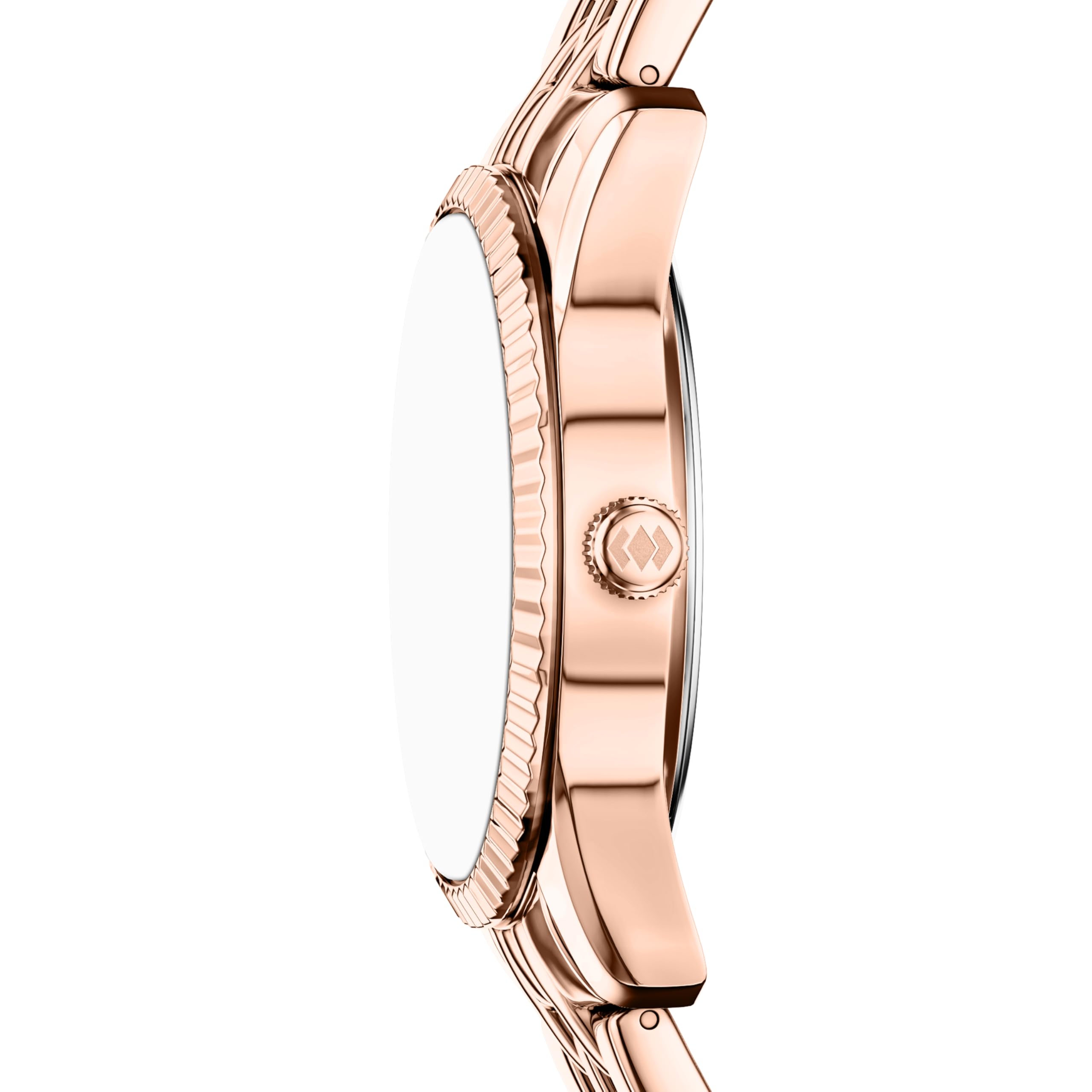 Fossil Reloj Scarlette para Mujer, 32 mm, Movimiento de Cuarzo con Tres Agujas con Fecha y Correa de Acero Inoxidable