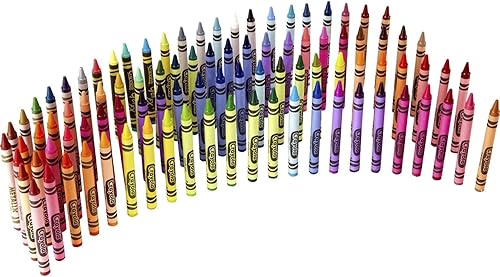 Miniatura 8 de Crayola Crayones de color clásico en paquete abatible con sacapuntas 96 colores regalo para niños