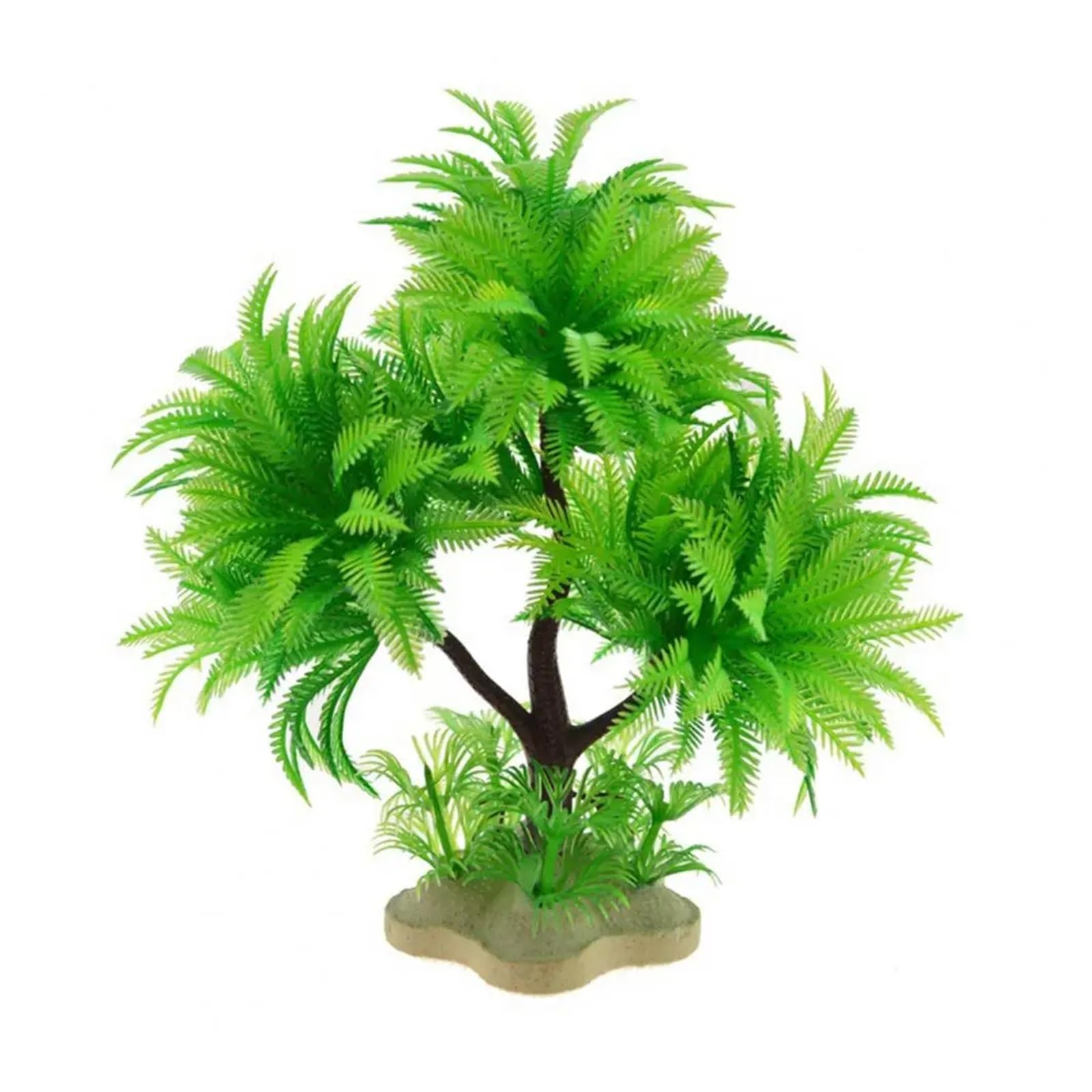 JTKSSCS Aquarium Plants Artificial Plants Aquatic Plastic Grass Simulation Trees Landscape Easy To Maintain Fake Seaweed(Green)